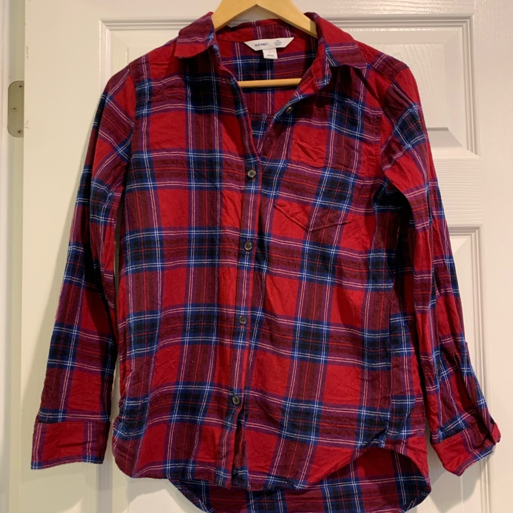 Women’s old navy “the classic shirt” flannel